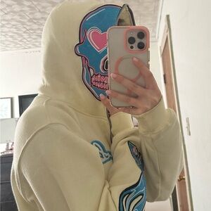 Silica Skull Zip Up - Size Small